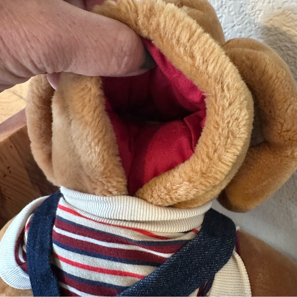 GANZ Vintage Mr Wrinkles Plush Puppy Dog Hand Puppet - Picture 11 of 11